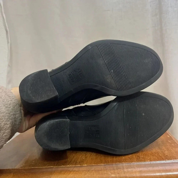 Naturalizer Boots Womens 6 Kala Ankle Booties Heels Casual Moto Leather Zip Bike - Picture 6 of 8